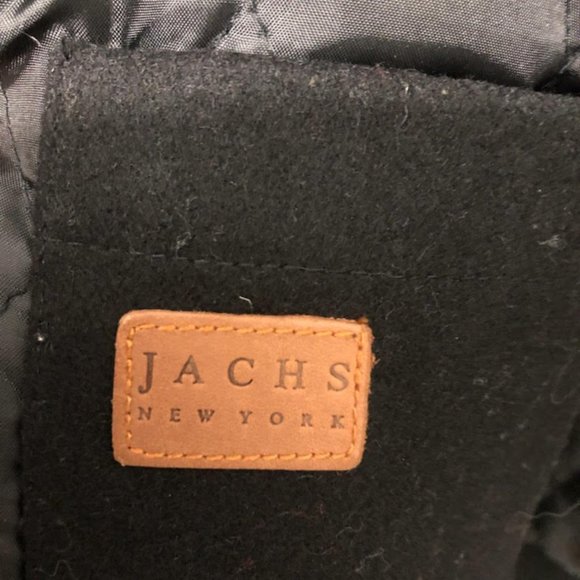 JACHS NEW YORK CHIC LUXE VARSITY LEATHER WOOL JACKET SIZE M - Picture 10 of 13